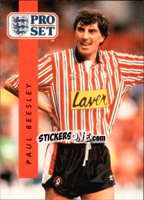 Sticker Paul Beesley - English Football 1990-1991 n. 195 - Pro Set