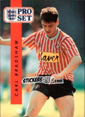 Sticker Carl Bradshaw - English Football 1990-1991 n. 199 - Pro Set