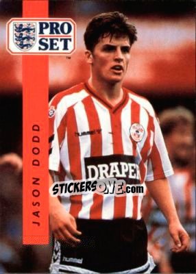 Sticker Jason Dodd - English Football 1990-1991 n. 202 - Pro Set