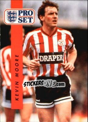 Cromo Kevin Moore - English Football 1990-1991 n. 203 - Pro Set