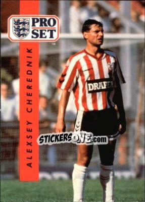 Sticker Alexsey Cherednik - English Football 1990-1991 - Pro Set