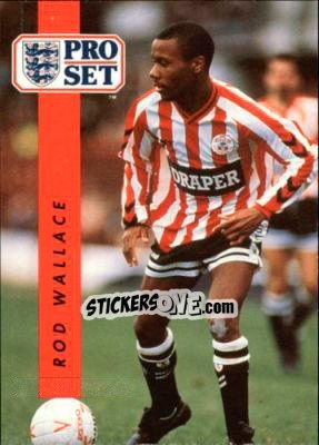 Cromo Rod Wallace - English Football 1990-1991 - Pro Set