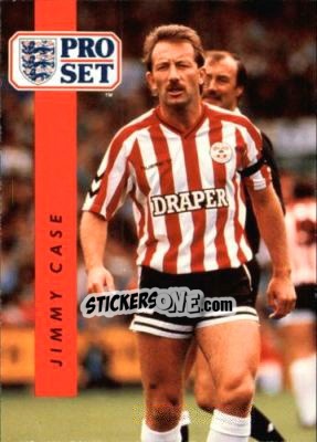 Sticker Jimmy Case - English Football 1990-1991 - Pro Set