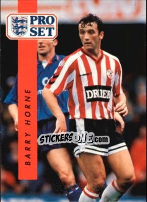 Sticker Barry Horne - English Football 1990-1991 n. 210 - Pro Set