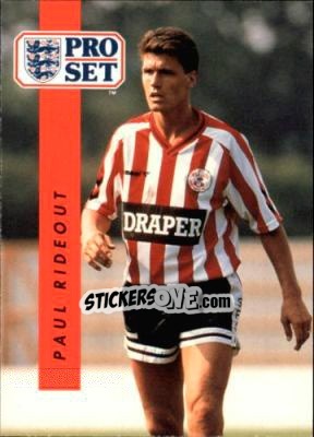 Sticker Paul Rideout - English Football 1990-1991 - Pro Set