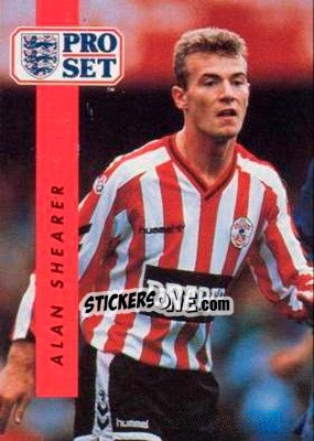 Sticker Alan Shearer - English Football 1990-1991 - Pro Set