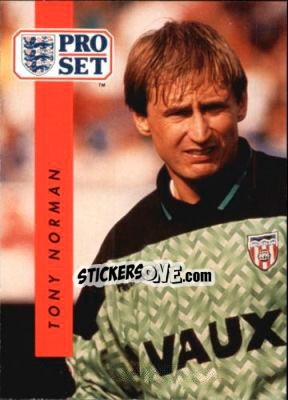 Sticker Tony Norman - English Football 1990-1991 n. 215 - Pro Set