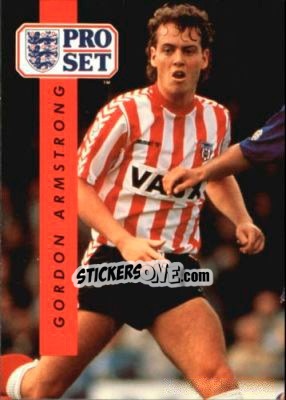 Sticker Gordon Armstrong - English Football 1990-1991 - Pro Set