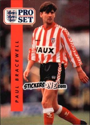 Sticker Paul Bracewell - English Football 1990-1991 - Pro Set