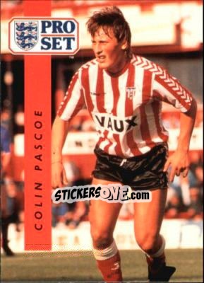 Sticker Colin Pascoe - English Football 1990-1991 - Pro Set