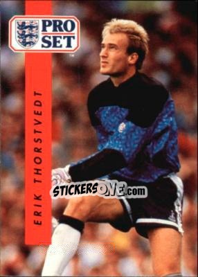 Figurina Erik Thorstvedt - English Football 1990-1991 n. 225 - Pro Set