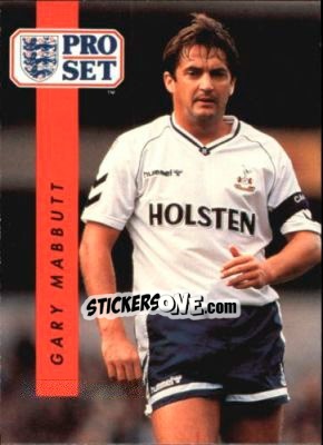Sticker Gary Mabbutt - English Football 1990-1991 - Pro Set