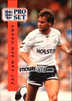Sticker Pat Van Den Hauwe - English Football 1990-1991 - Pro Set