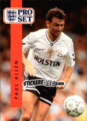 Sticker Paul Allen - English Football 1990-1991 - Pro Set