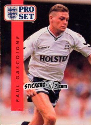 Sticker Paul Gascoigne - English Football 1990-1991 - Pro Set