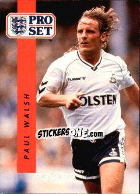 Sticker Paul Walsh - English Football 1990-1991 - Pro Set