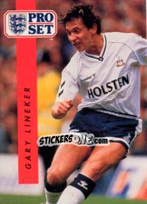 Cromo Gary Lineker - English Football 1990-1991 - Pro Set