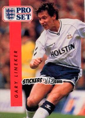 Sticker Gary Lineker - English Football 1990-1991 n. 237 - Pro Set