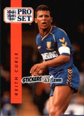 Sticker Keith Curle - English Football 1990-1991 n. 239 - Pro Set