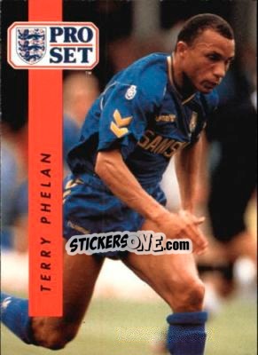 Sticker Terry Phelan - English Football 1990-1991 - Pro Set