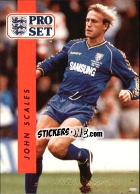 Sticker John Scales - English Football 1990-1991 - Pro Set