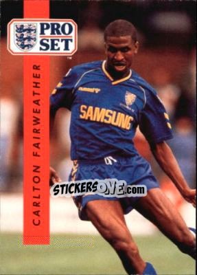 Sticker Carlton Fairweather - English Football 1990-1991 - Pro Set