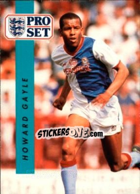Sticker Howard Gayle - English Football 1990-1991 - Pro Set