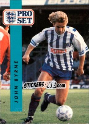 Sticker John Byrne - English Football 1990-1991 n. 254 - Pro Set