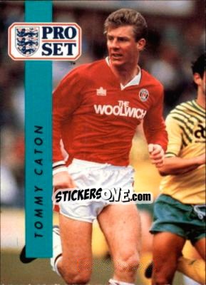 Sticker Tommy Caton - English Football 1990-1991 - Pro Set