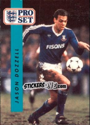 Sticker Jason Dozzell - English Football 1990-1991 n. 261 - Pro Set