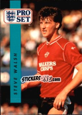 Sticker Steve Walsh - English Football 1990-1991 n. 266 - Pro Set