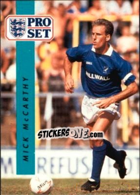Sticker Mick McCarthy - English Football 1990-1991 n. 270 - Pro Set