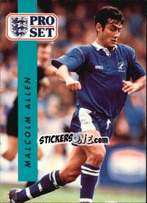 Sticker Malcolm Allen - English Football 1990-1991 - Pro Set
