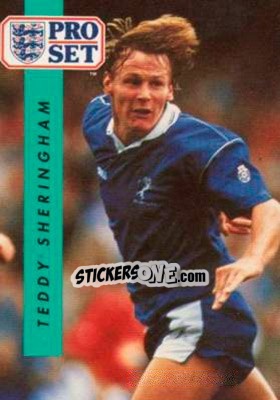 Sticker Teddy Sheringham - English Football 1990-1991 - Pro Set