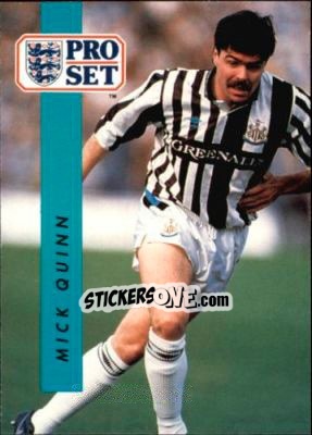 Sticker Mick Quinn - English Football 1990-1991 - Pro Set