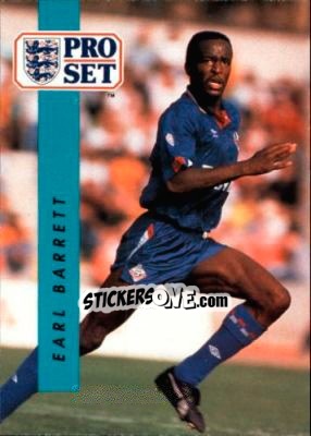 Sticker Earl Barrett - English Football 1990-1991 - Pro Set