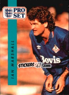 Sticker Ian Marshall - English Football 1990-1991 - Pro Set