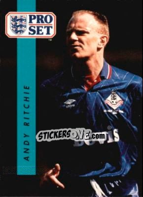 Sticker Andy Ritchie - English Football 1990-1991 - Pro Set