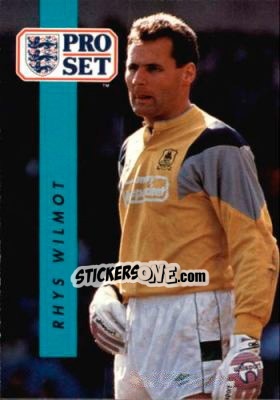 Figurina Rhys Wilmot - English Football 1990-1991 n. 283 - Pro Set