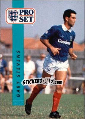 Sticker Gary Stevens - English Football 1990-1991 - Pro Set