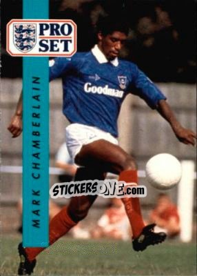 Figurina Mark Chamberlain - English Football 1990-1991 n. 289 - Pro Set