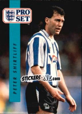Sticker Peter Shirtliff - English Football 1990-1991 n. 290 - Pro Set