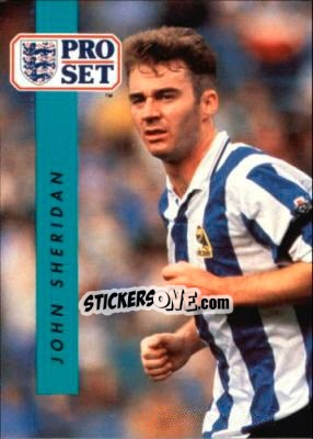 Sticker John Sheridan - English Football 1990-1991 - Pro Set