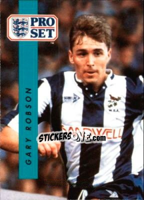 Cromo Gary Robson - English Football 1990-1991 n. 296 - Pro Set