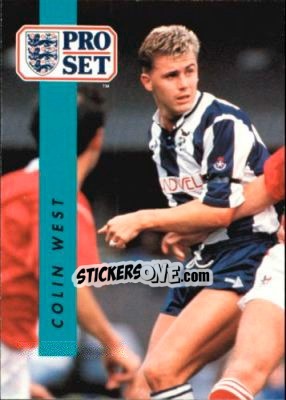 Sticker Colin West - English Football 1990-1991 n. 297 - Pro Set