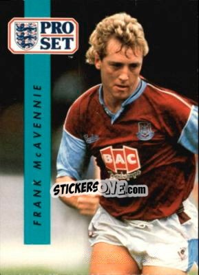 Cromo Frank McAvennie - English Football 1990-1991 - Pro Set