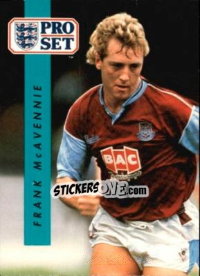 Sticker Frank McAvennie - English Football 1990-1991 n. 298 - Pro Set