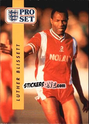 Cromo Luther Blissett - English Football 1990-1991 - Pro Set