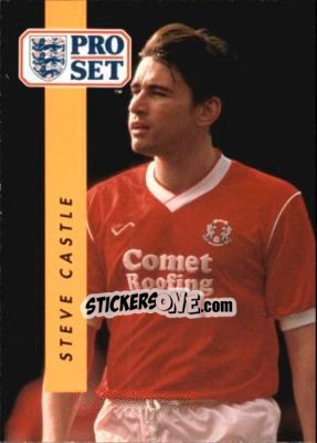 Figurina Steve Castle - English Football 1990-1991 n. 310 - Pro Set