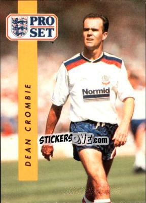 Sticker Dean Crombie - English Football 1990-1991 n. 311 - Pro Set